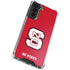 North Carolina State University Logo Red Galaxy S21 FE Clear Case